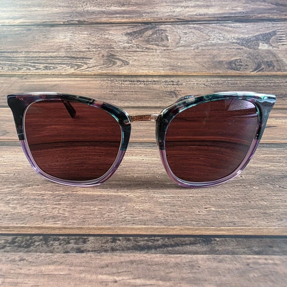 Bebe BB7232 Fuchsia‎ Gradient  Sunglasses Crystal Temples 55-19-135 FRAMES ONLY